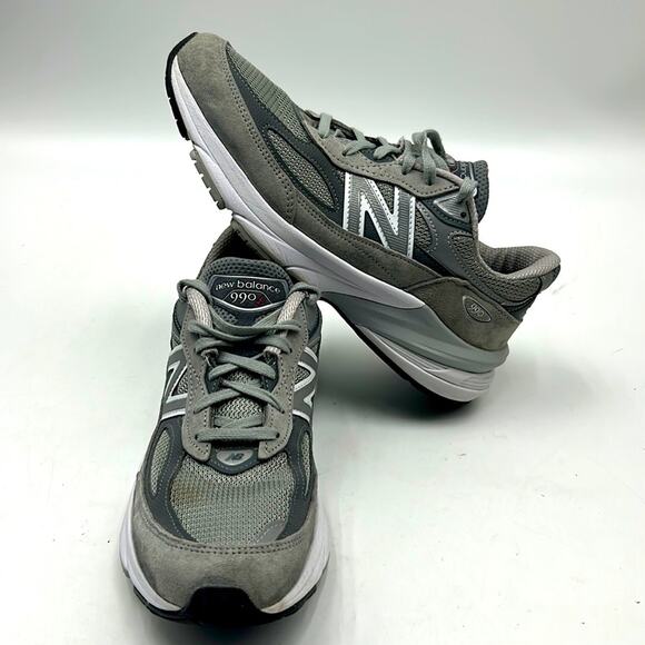 NEW BALANCE 990 v6 WOMEN SIZE 10 2A NARROW ATHLETIC SHOES GRAY MADE IN USA - Picture 1 of 11